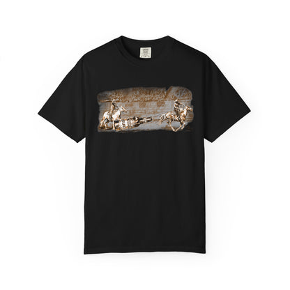 Team Ropers Roping Bottle Unisex T-shirt - Original Art Design