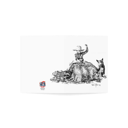 Future Bull Rider, Little Bull Rider Blank Notecards (envelopes included)