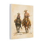 Father and Son Matte Stretched Canvas Print — 1.25" Edge