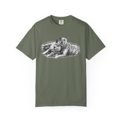 Two Red Heeler Cowdogs Unisex T-Shirt