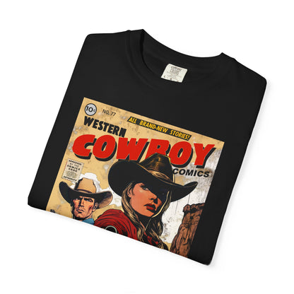 Western Comic Book T-Shirt - Ruby Don't Take Your Love to Town