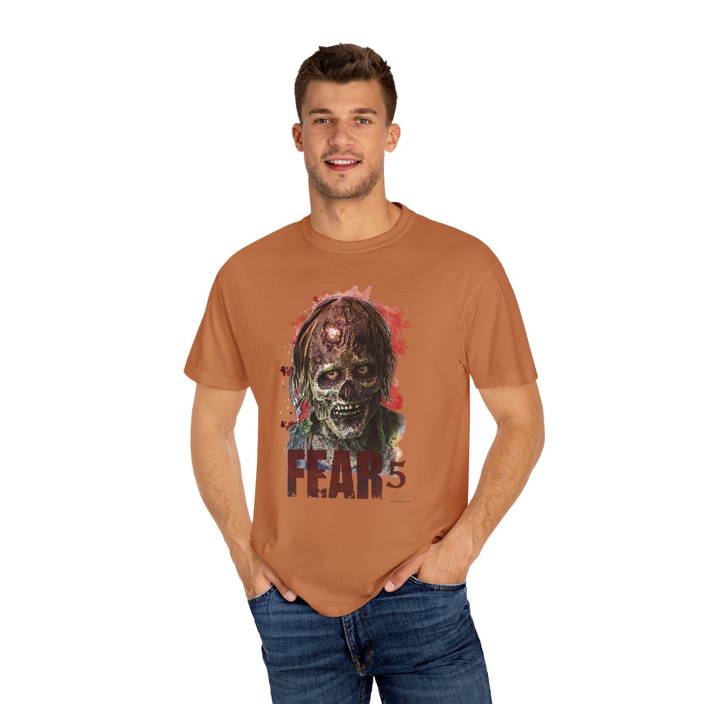 Fear 5 Zombie Garment-Dyed T-shirt