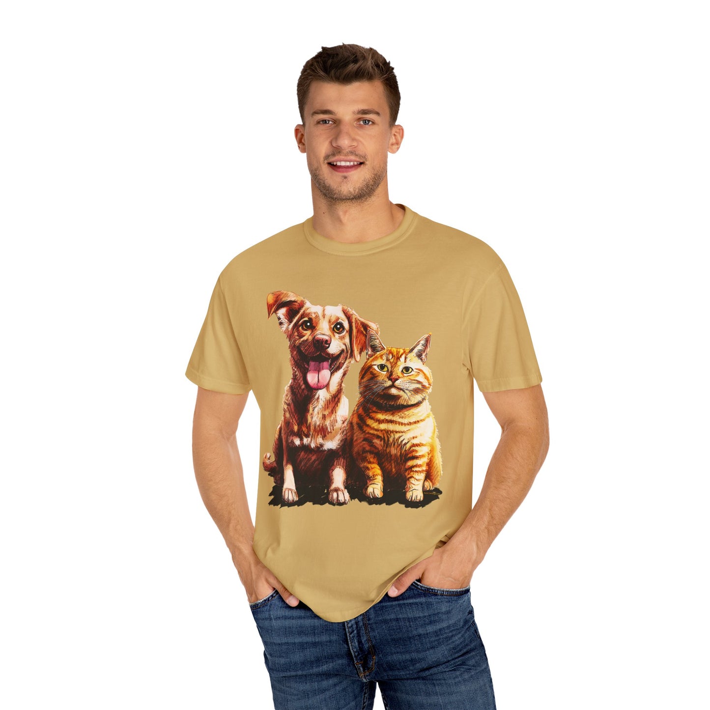 Odie and His Fat Cat Friend Super-Soft Tee