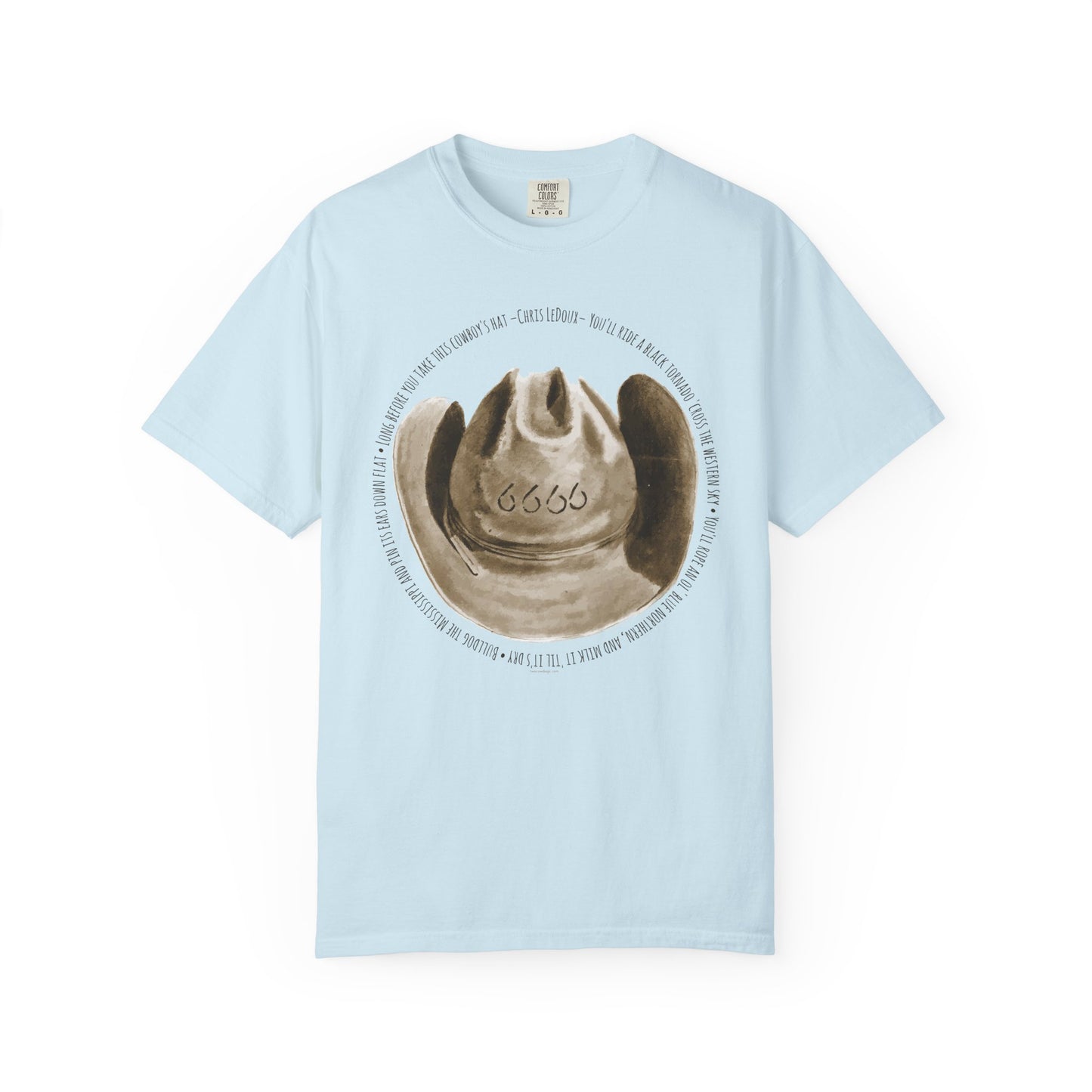 Unisex T-Shirt 6666 Cowboy Hat Design