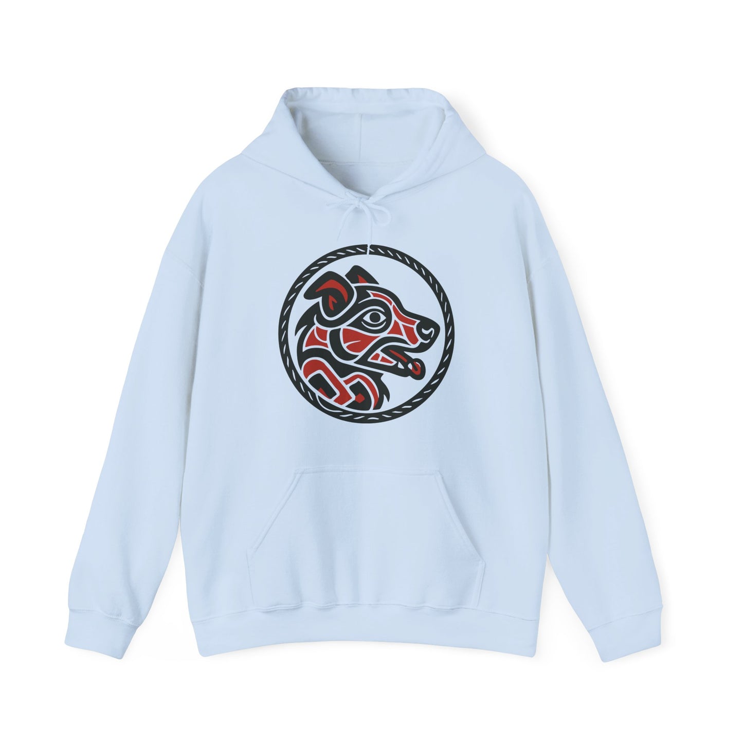 Tribal Cowdog Emblem Hoodie