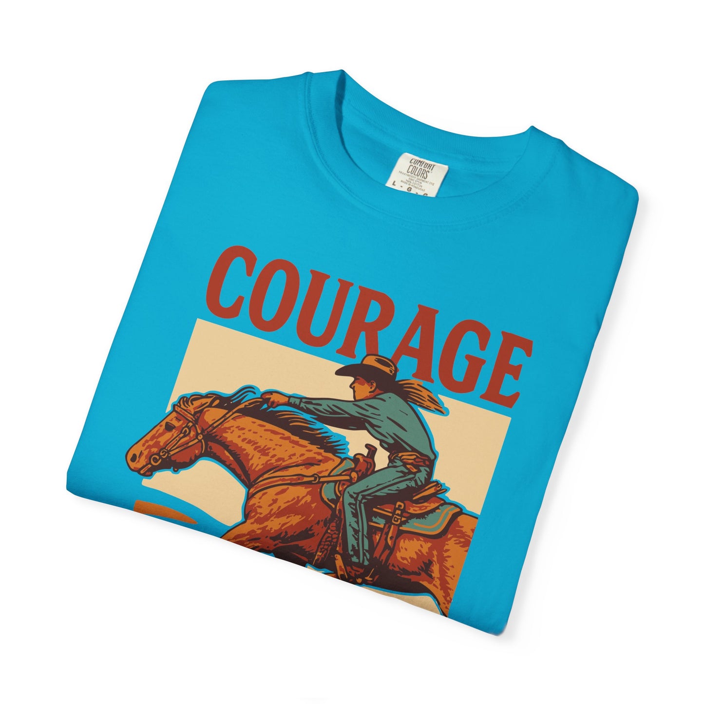 Barrel Racing Courage Graphic T-Shirt