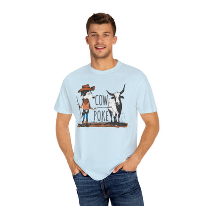 Cow Poke T-Shirt - Unisex Garment-Dyed