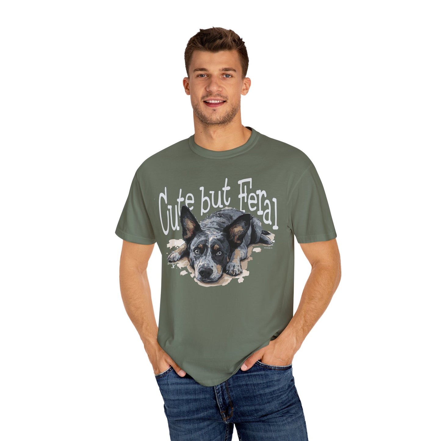 Cute but Feral, Dog Heeler T-shirt