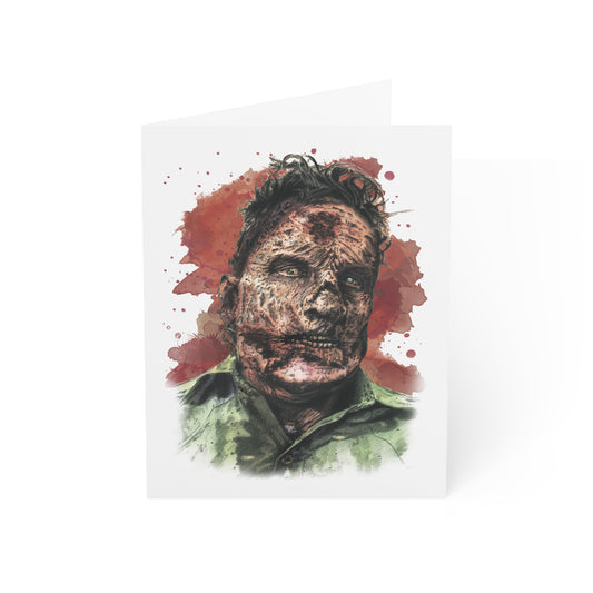 Notecard Set - Ron Zombie Blank Greeting Cards (1, 10, 30, and 50pcs)