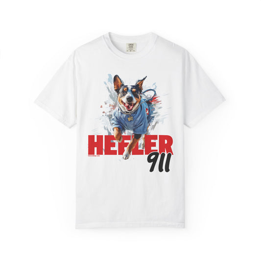 Heeler 911 Unisex T-shirt - Nurse Heeler Dog Design
