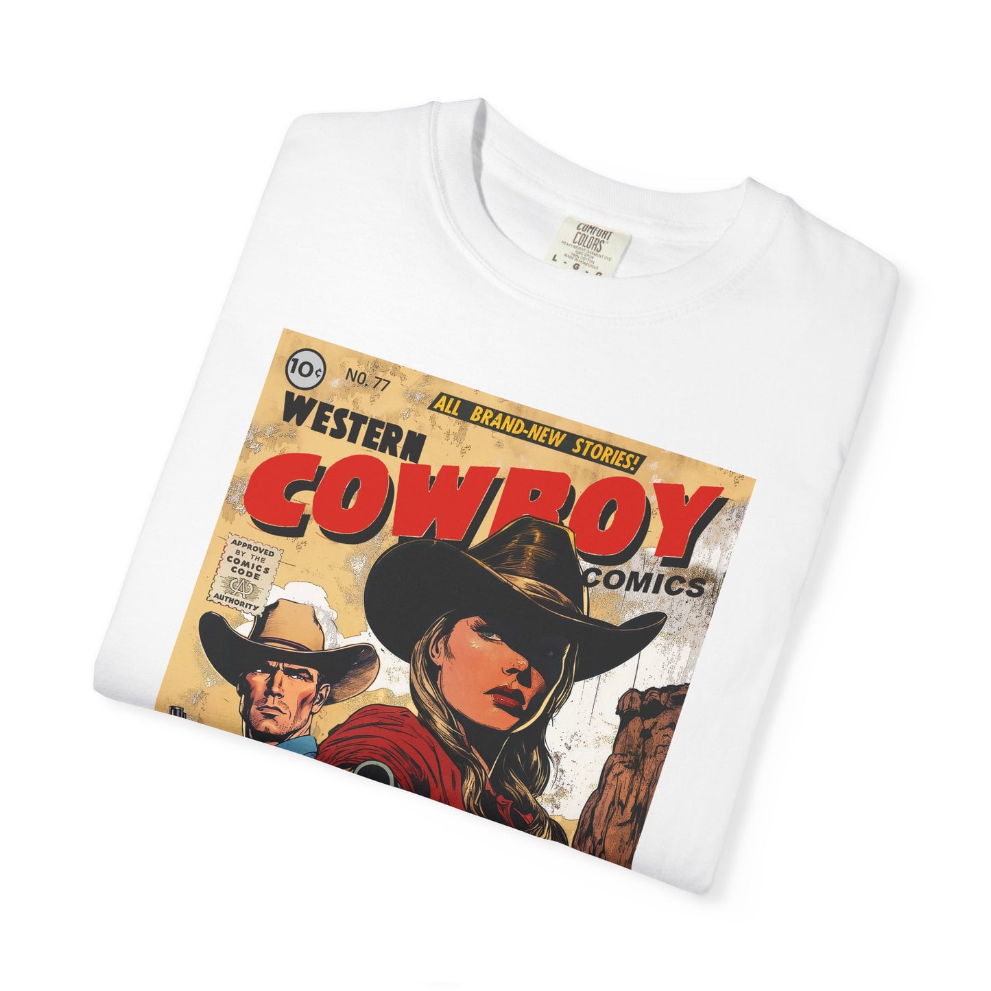 Western Comic Book T-Shirt - Ruby Don't Take Your Love to Town