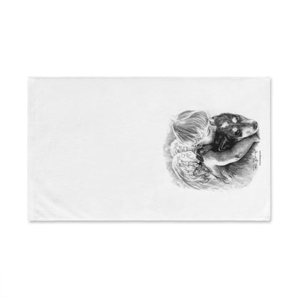 Angel Heeler Microfiber Tea Towel