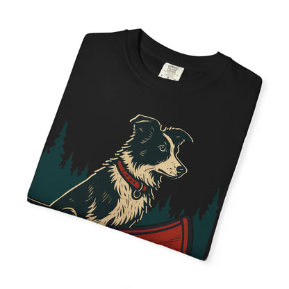 The Border Collie and the Canoe T-Shirt