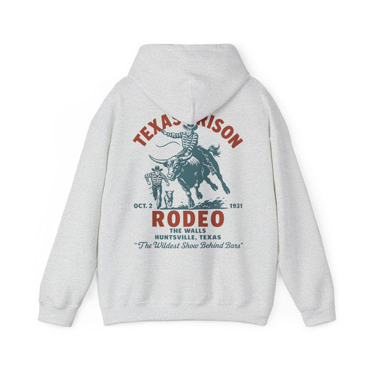 Vintage Rodeo Hoodie - The Wildest Show Behind Bars Design