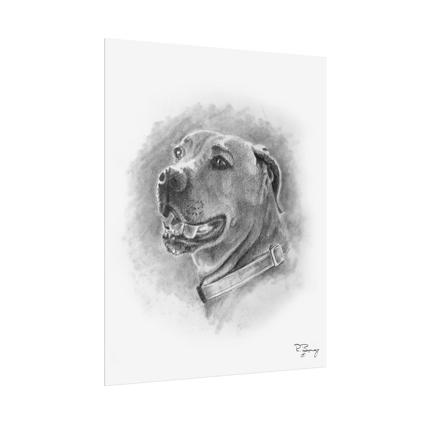 Black Mouth Cur, Custom Print
