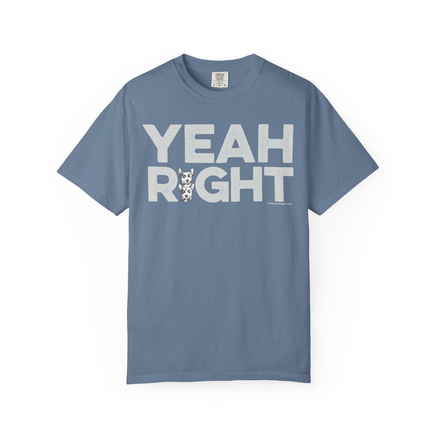 YEAH RIGHT, Garment Dyed T-Shirt