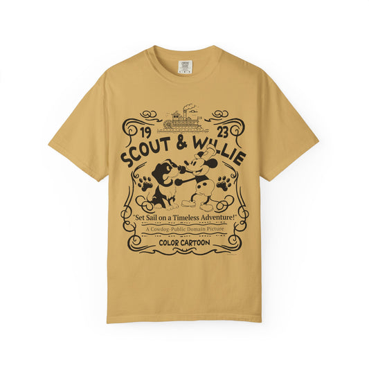 Vintage Scout and Steamboat Willie T-Shirt