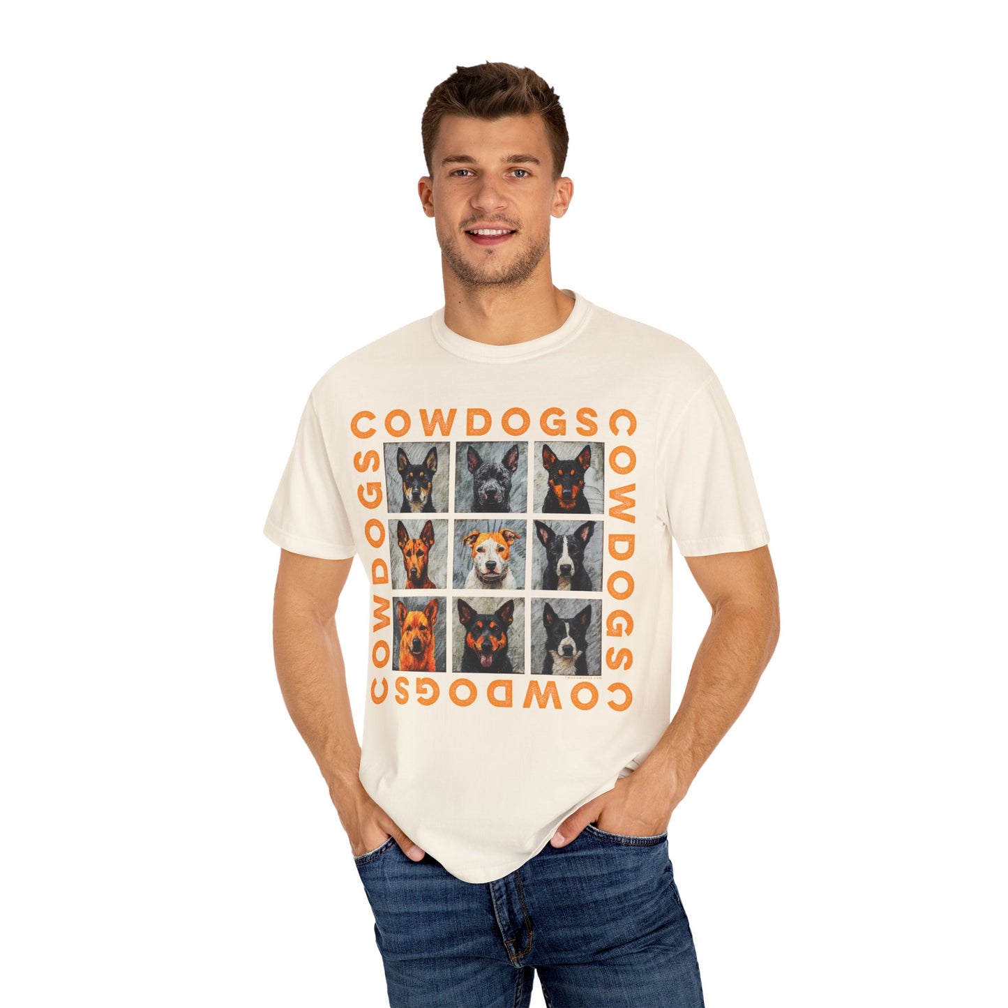 Super-Soft T-Shirt - 9 COWDOGS Print - Unisex