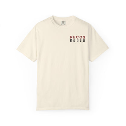Vintage Pecos Rodeo 1883, front and back design