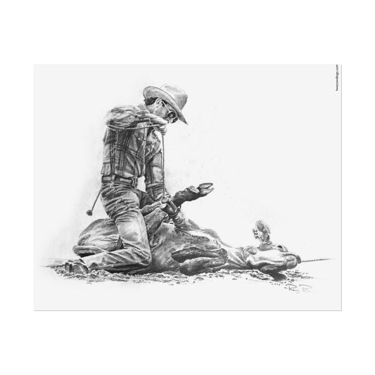 Tie-Down Roper, Custom Print