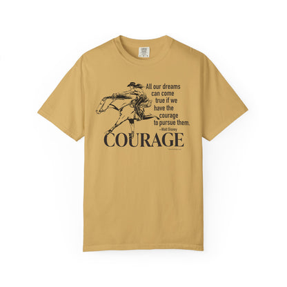 Courage Barrel Racing Garment-Dyed T-shirt