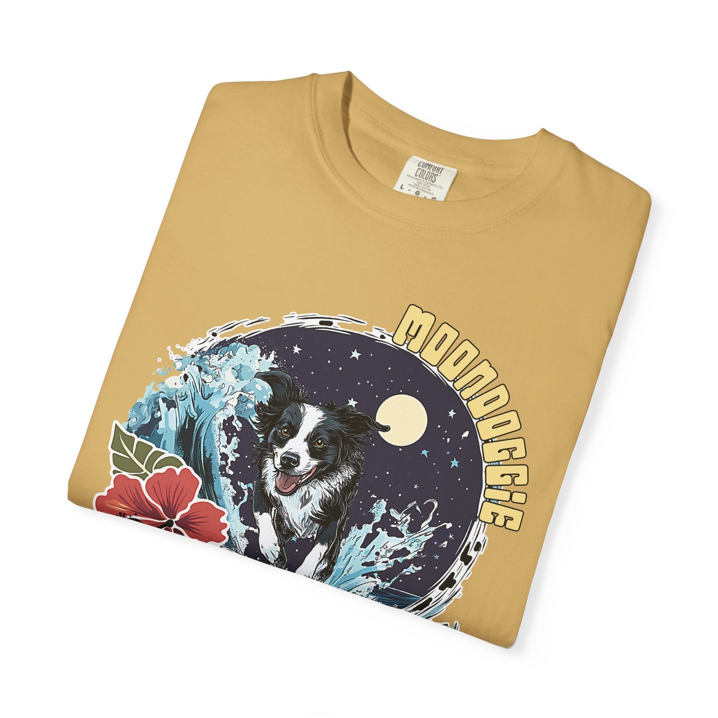 Summer Vibes Surfing Border Collie T-shirt - Unisex