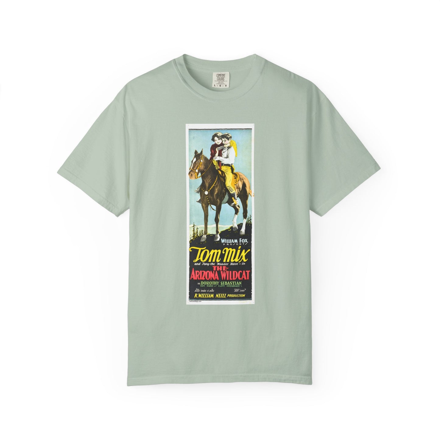 Tom Mix Unisex T-shirt, The Arizona Wildcat Design