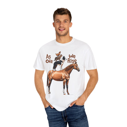 As One, We Rise, Stacked Animal Tee Shirt
