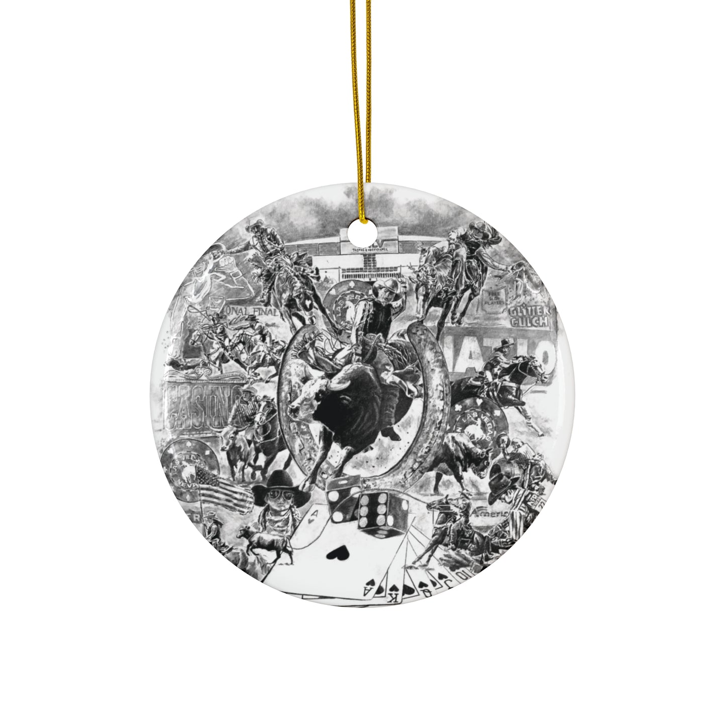 NFR Vegas Rodeo Ornament
