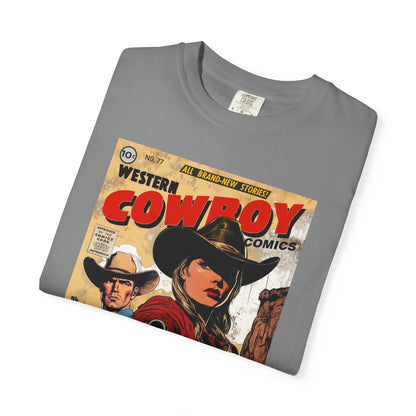 Western Comic Book T-Shirt - Ruby Don't Take Your Love to Town