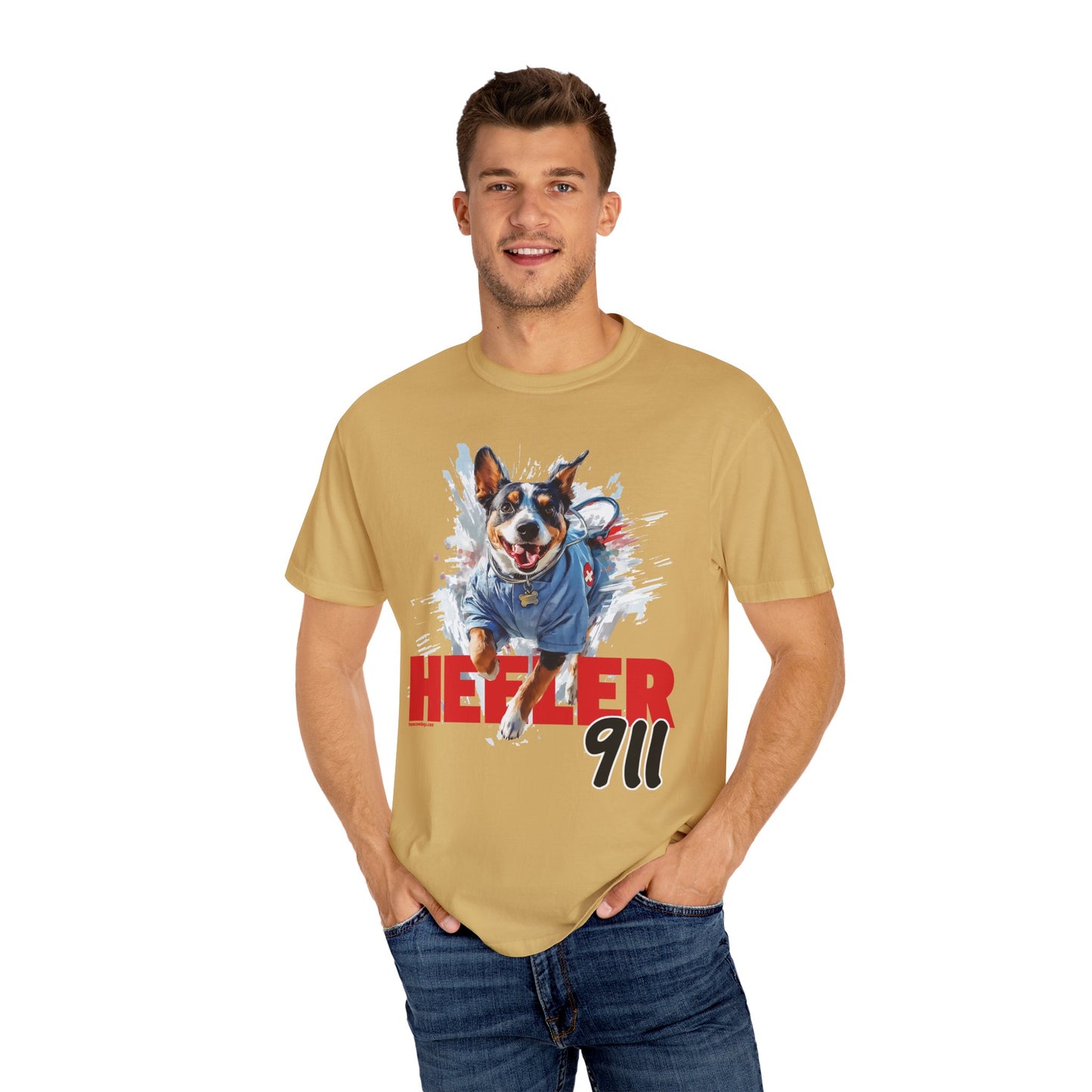 Heeler 911 Unisex T-shirt - Nurse Heeler Dog Design