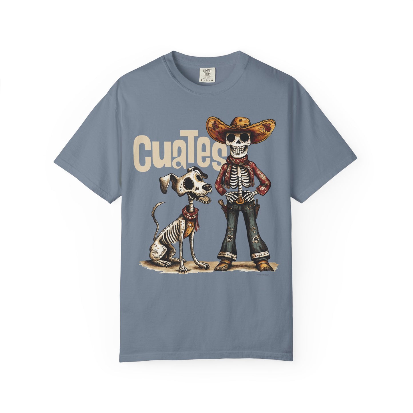 Cowboy and Cowdog Dia de los Muertos T-shirt