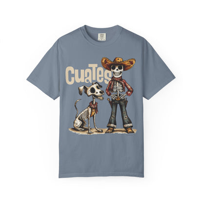 Cowboy and Cowdog Dia de los Muertos T-shirt