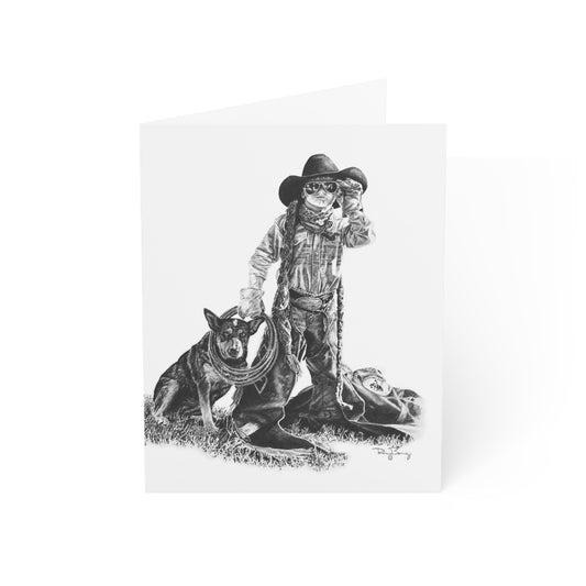 Future All-Around Cowboy Blank Notecards
