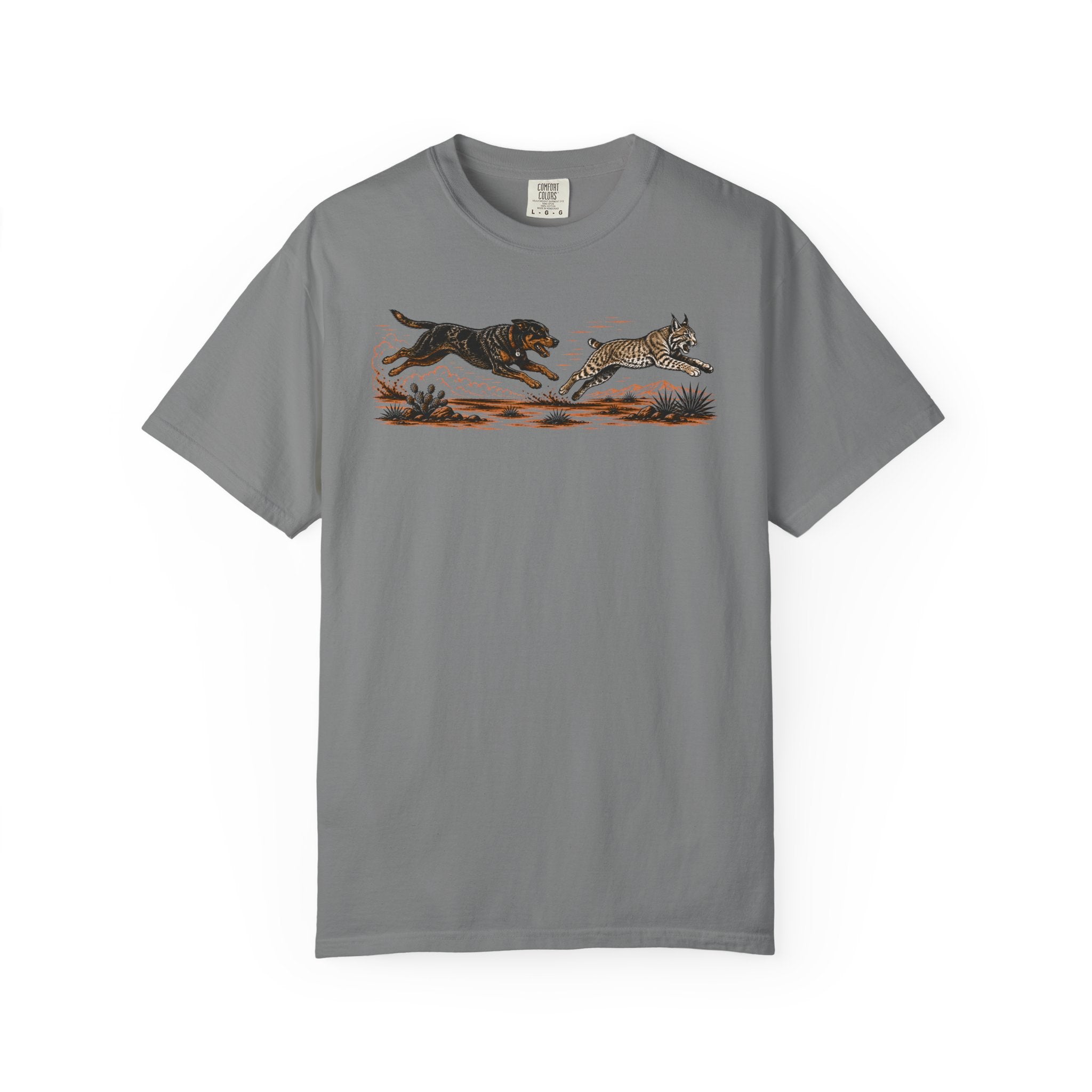 Cur with Bobcat T-Shirt