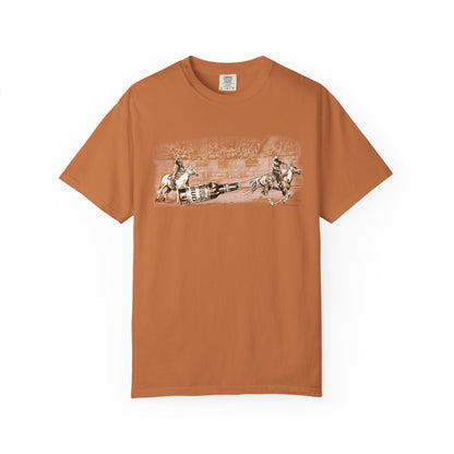 Team Ropers Roping Bottle Unisex T-shirt - Original Art Design