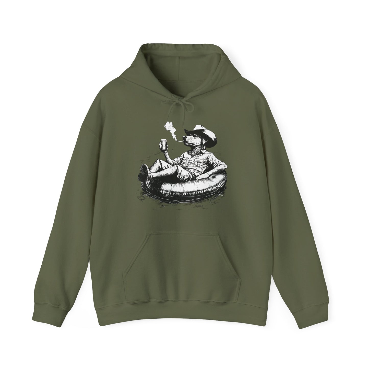 Lazy River Cowdog Hoodie
