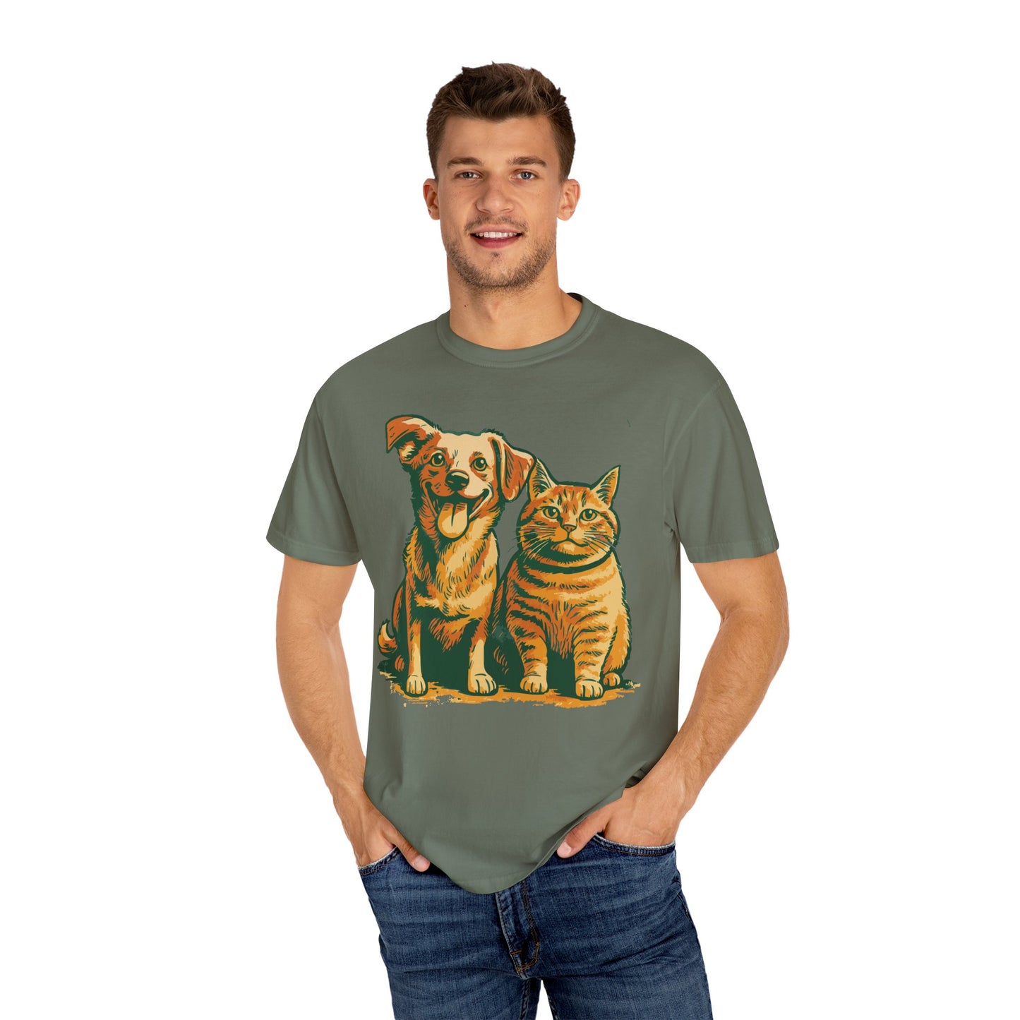 Odie and His Fat Cat Super-Soft Ranch Buddies TShirt