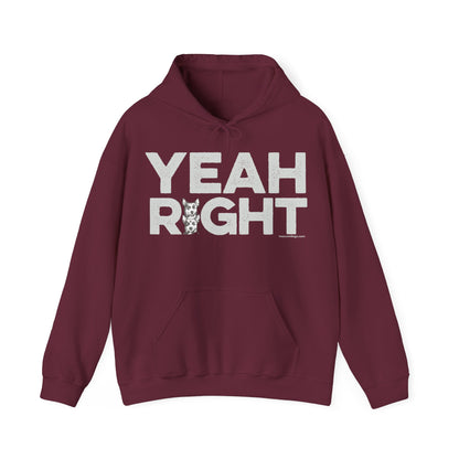 YEAH RIGHT, Heavy-Blend Hooded Sweatshirt