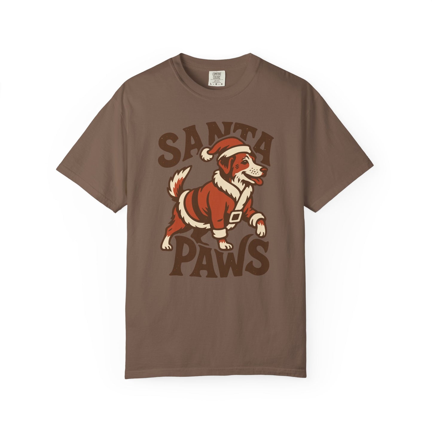 Santa Paws T-shirt - Western Christmas Cowboy Tee