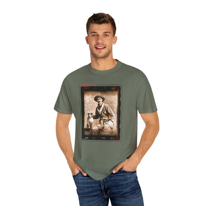 Vintage Cowboy and Dog 2 Puppy Tee Shirt