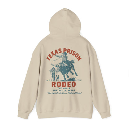 Vintage Rodeo Hoodie - The Wildest Show Behind Bars Design