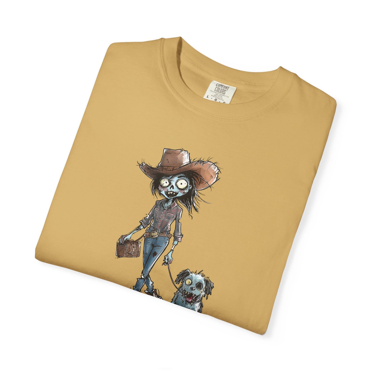 Zombie T-Shirt, Unisex Garment-Dyed, They're Coming to Get You, Barbara