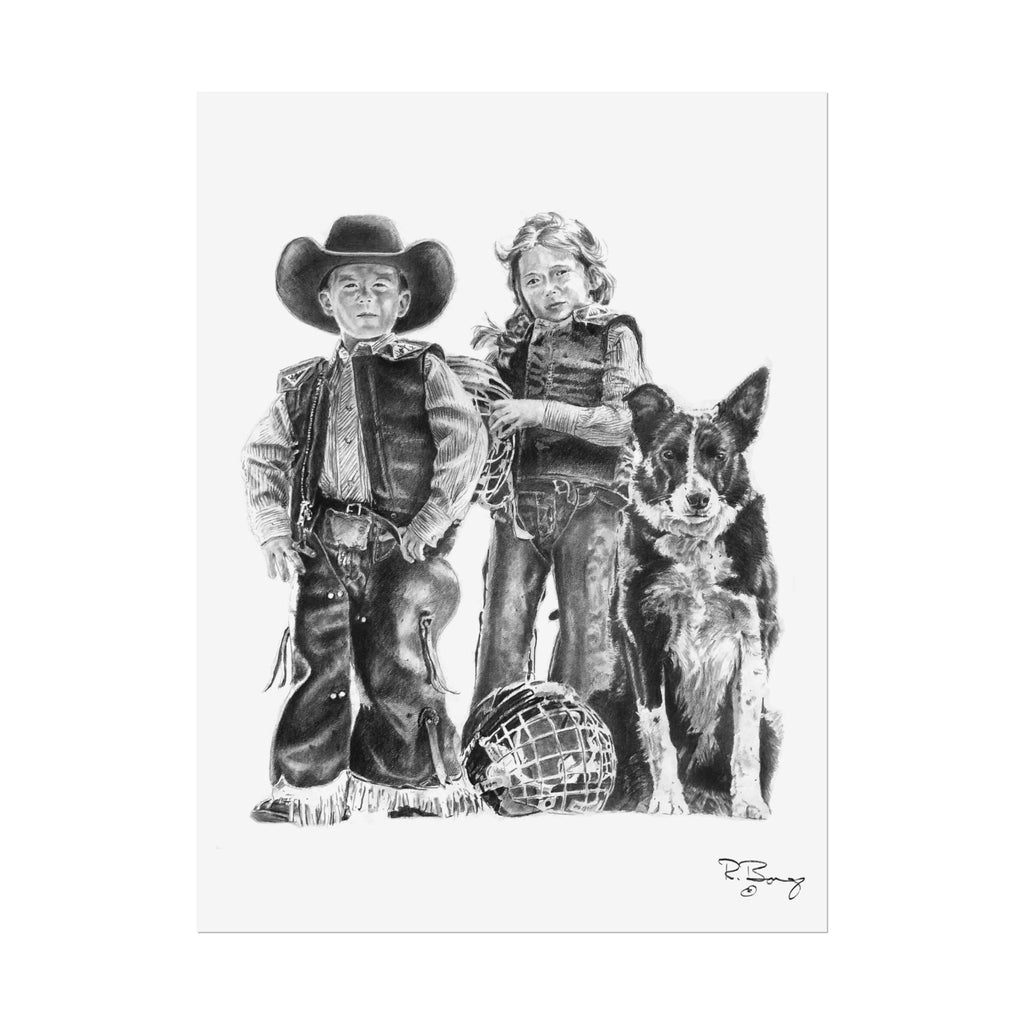 Mutton Busters and Border Collie Design