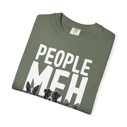 People? Meh T-shirt | Cowdog Illustration, Dog Lover Tee