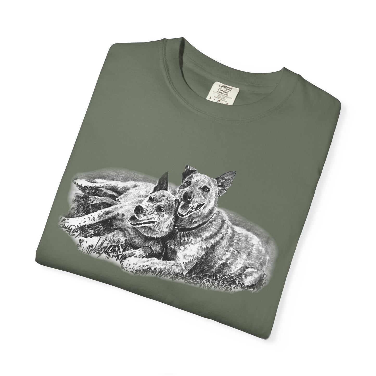 Two Red Heeler Cowdogs Unisex T-Shirt