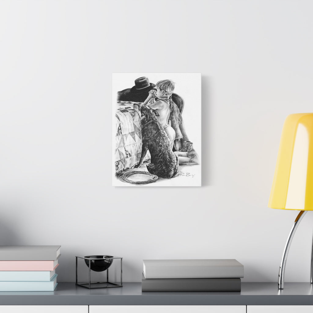 Prayer Partners Stretched Canvas