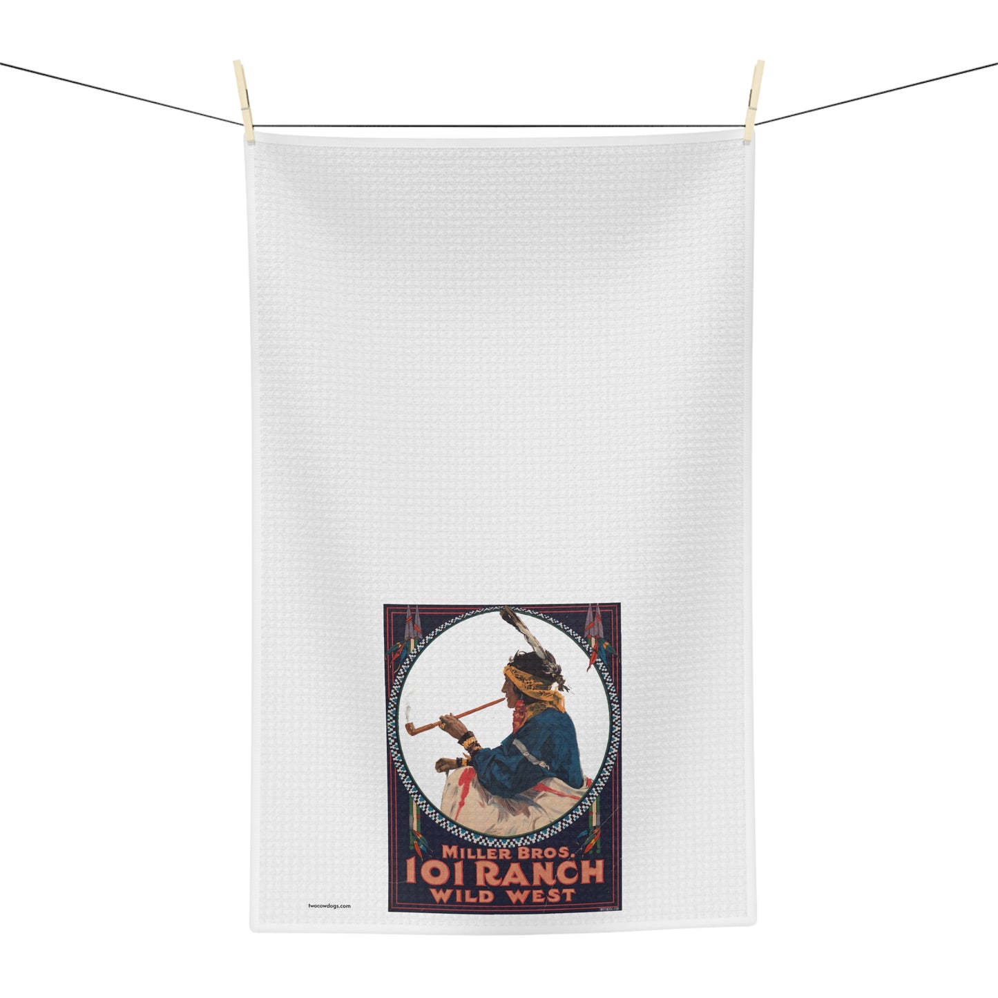 Hand Towel - 101 Ranch Peace Pipe Microfiber Hand Towel