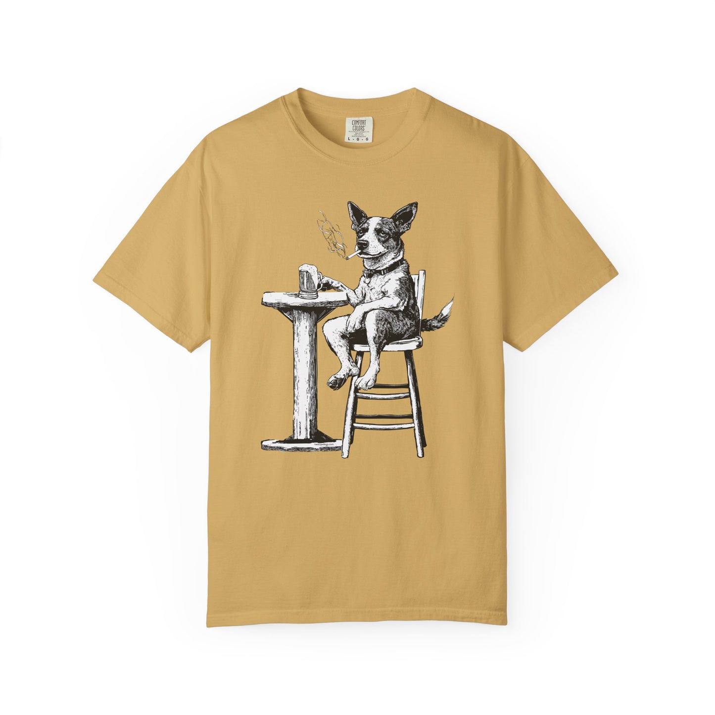 Dog Drinking Beer T-Shirt for Dog Lovers