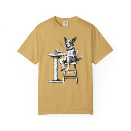 Dog Drinking Beer T-Shirt for Dog Lovers
